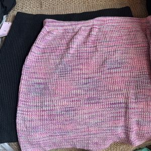 Two wild fable knitted mini skirt bundle
